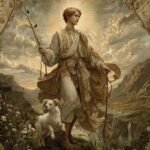 the Fool tarot card with golden aura and mystical atmosphere