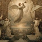 The Judgment tarot card from the Rider-Waite deck showing an angel with a trumpet over rising figures, symbolizing awakening, self-realization, and the moment of inner truth