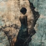 Kvinna som sitter ensam med sina tankar