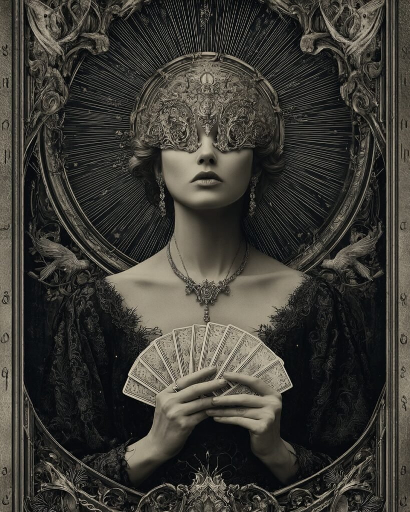 Tarot cards from Elsa's personal collection of over 100 decks
