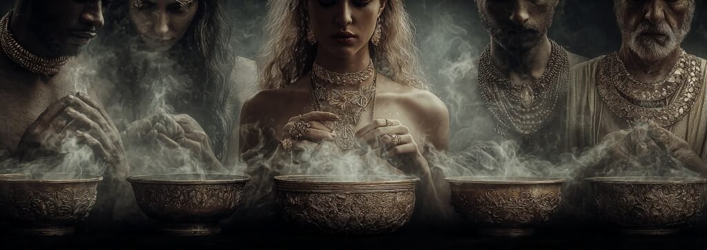people in ritual